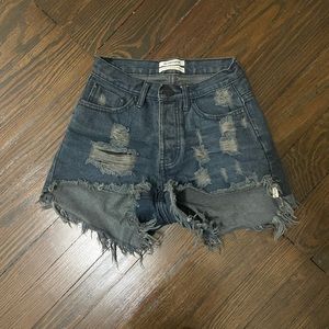 One Teaspoon Denim Shorts